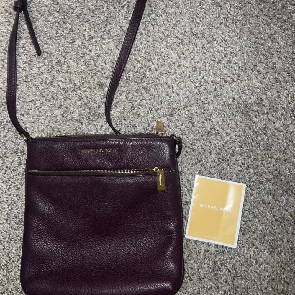 Michael Kors Burgundy Crossbody Bag